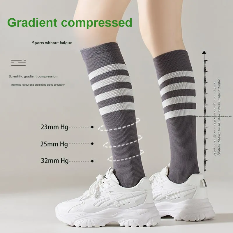 MIIOW Knee-High Socks Women's 2 Pack-10