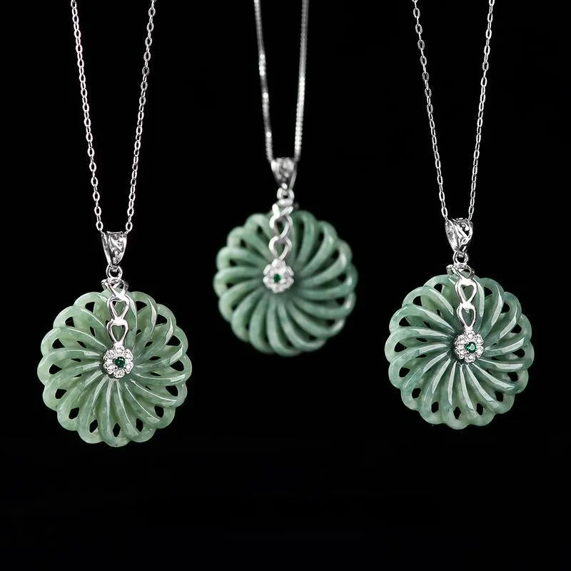 Zheng Baifu Bean Type Jadeite Necklaces Women's-2