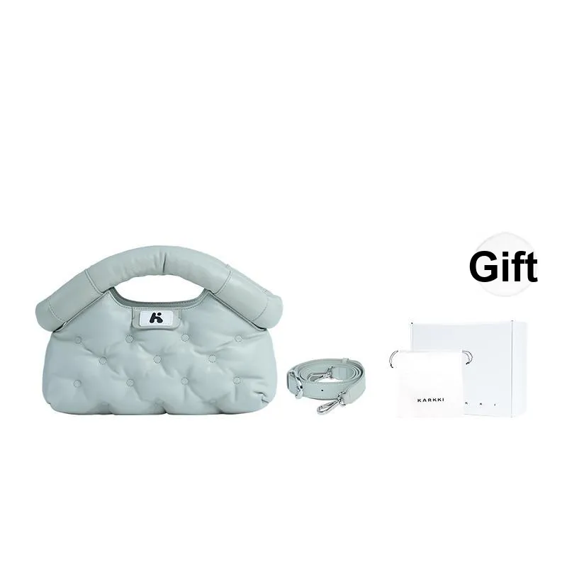 Karkki Lambskin Commute, Vacation, Travel, One Shoulder Handbag Women's Mint Green