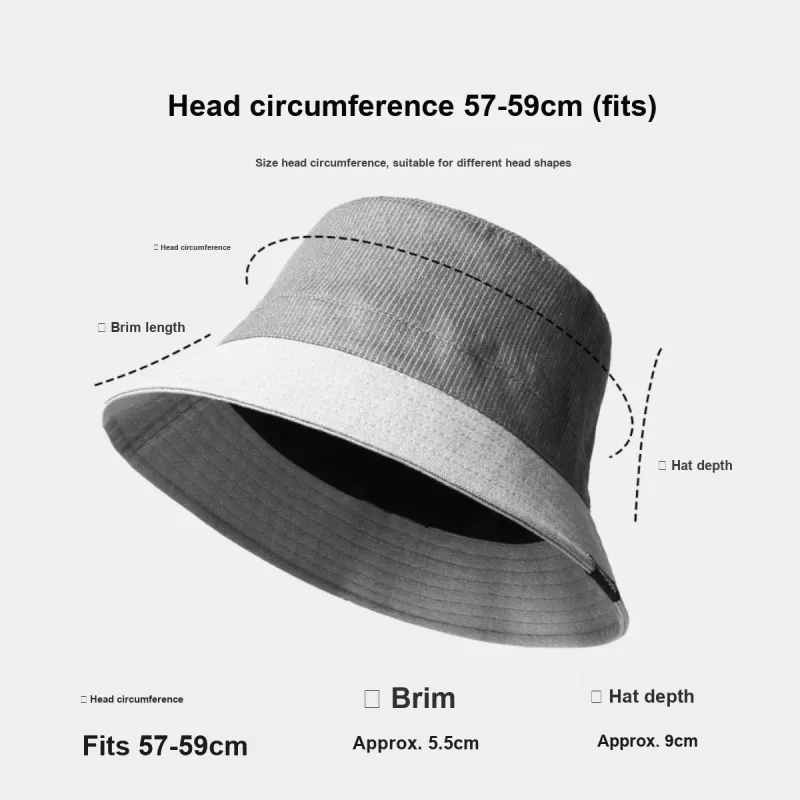 CACUSS Junior Cotton Bucket Hats Women's-2