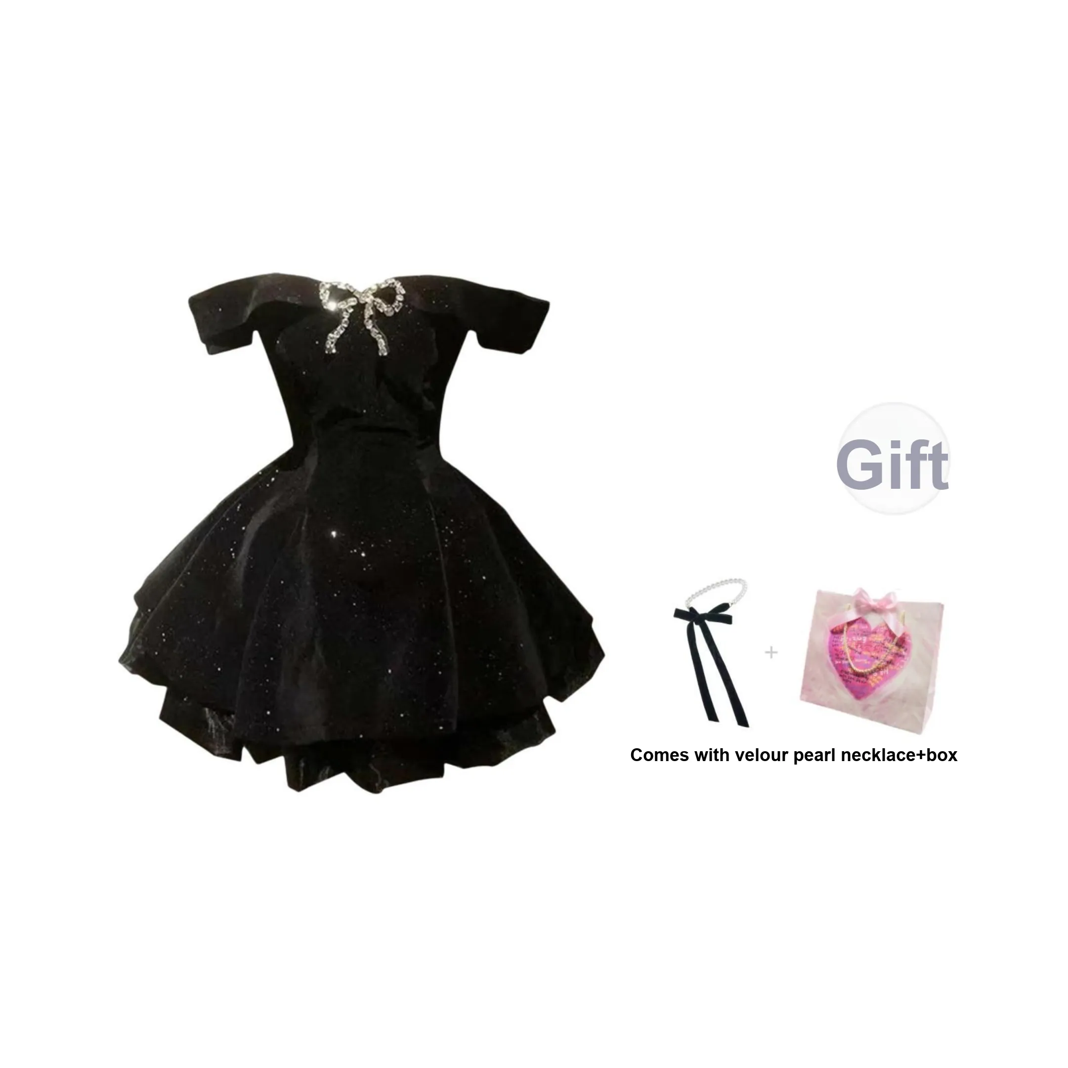 COSYISM Короткое платье с короткими рукавами женское