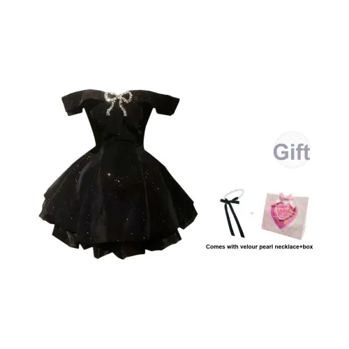 COSYISM Короткое платье с короткими рукавами женское