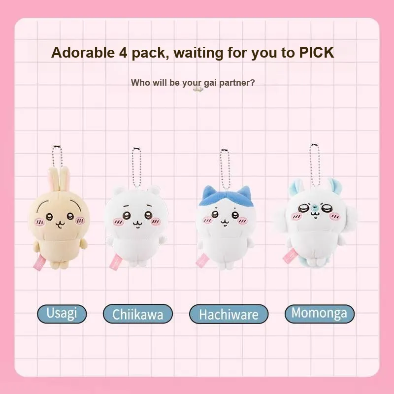 Chiikawa Momomga Chiikawa Collection Dolls Plush Pendant-2