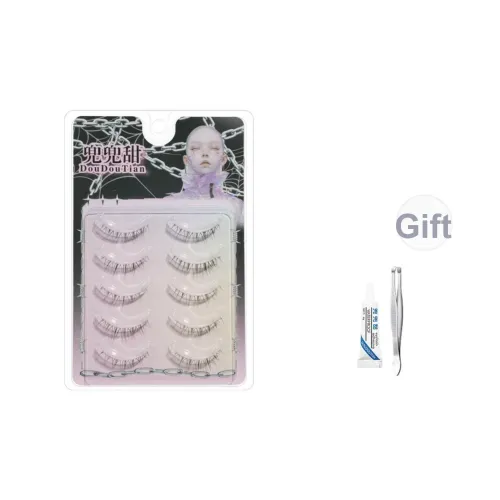 DOUDOUTIAN COS Фальшивая Лаш Пуховые куртки Eyelashes Заостренный Ласточкин хвост Стиль Увеличивающий Естественный Увеличивающий Стиль Упаковка Пять пар
