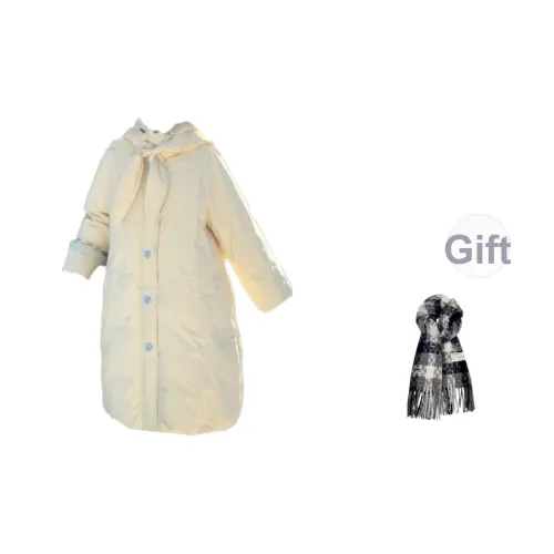 KYKW Заварной Шарф Розыгрыш Женские Пуховики