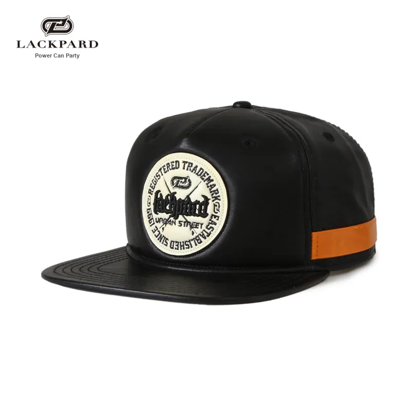 Lackpard Artificial Leather Baseball Caps Unisex-2