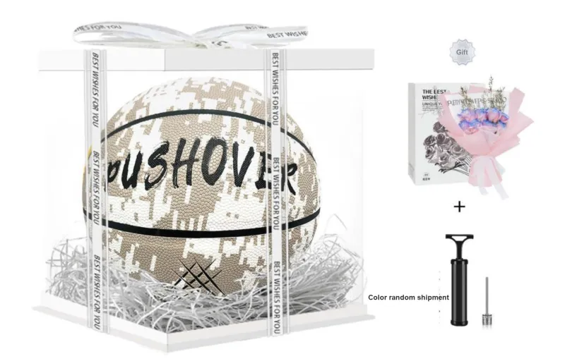 PUSHOVER PU Size 7 Basketball Size 7 Ball Training Unisex-36