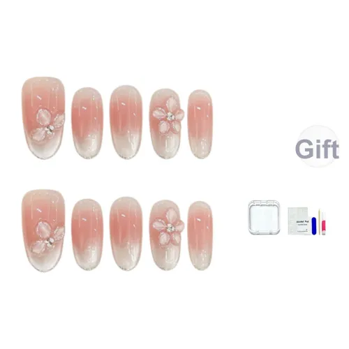 JINGCHANXUE [Телесный Ледяной Цветочный Дизайн] Ледяная Прозрачность Треснутый Ромб Фальшивая Бровь Овал Кокетка Градиентный Кошачий Глаз 14 мм