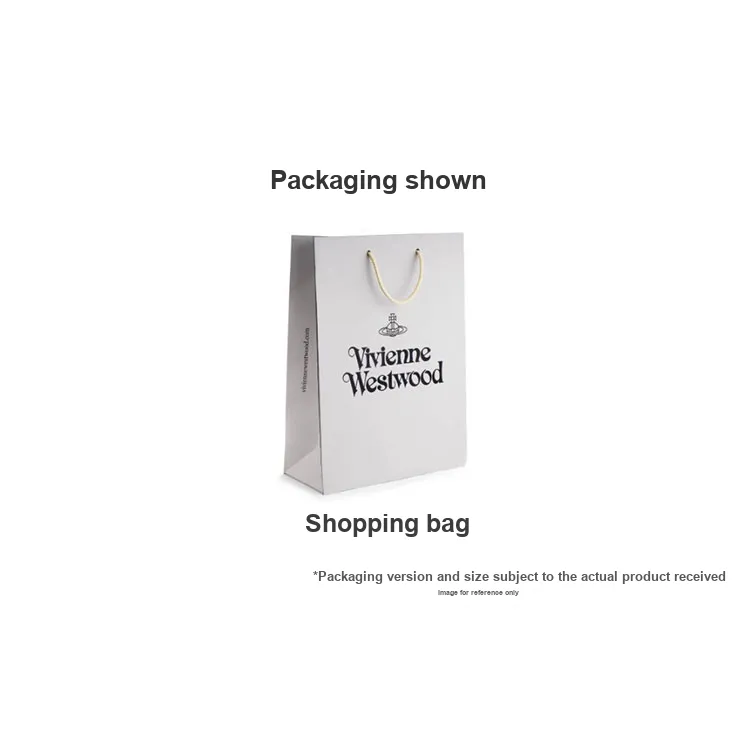 Vivienne Westwood Yasmine Collaboration Cow Leather Crossbody Handbag Mini Women's Blue-4