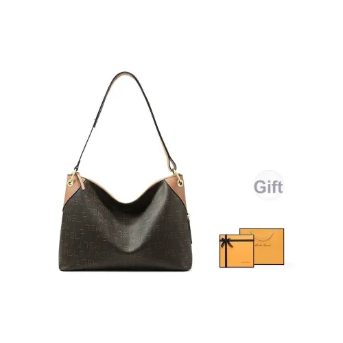 MashaLanti PVC Сумка через плечо Сумка на плечо Стандартная Женская Кофейно-чайный Коричневый