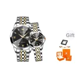 Steel Band Black Dial 