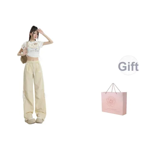 ZAZN Повседневные брюки Женские Желтые