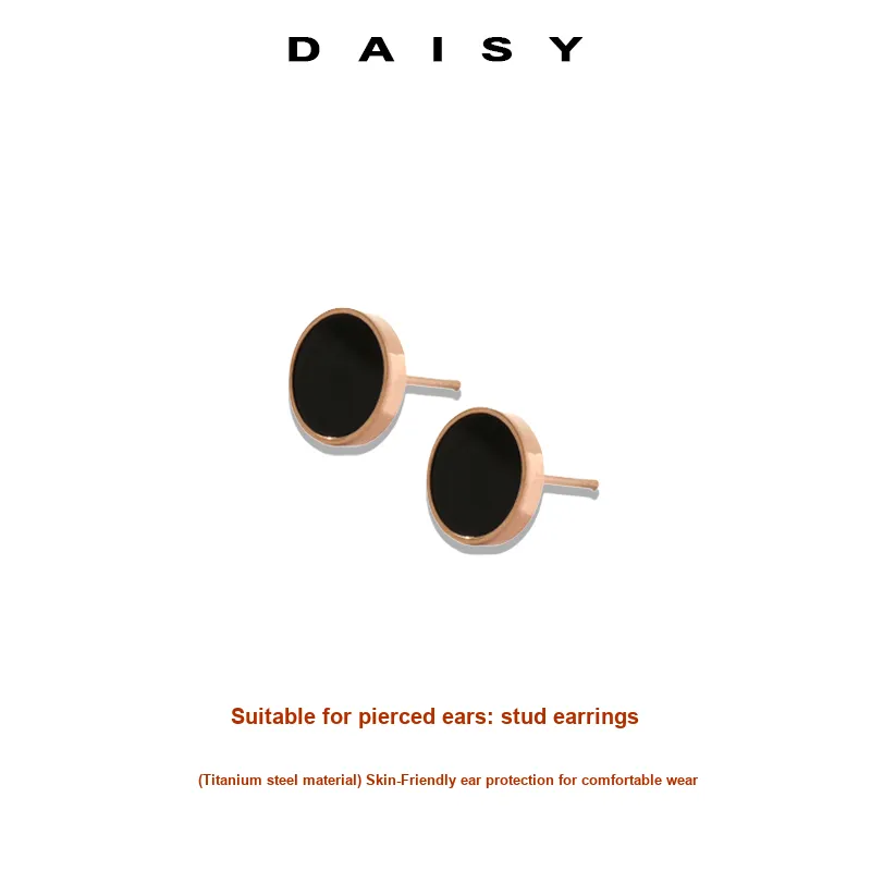Daisy Dream Titanium Steel Stud Earrings Unisex-2