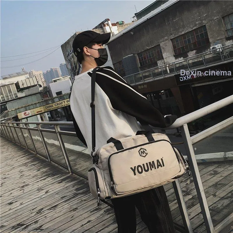 MTribe Nylon Travel Bag Unisex Black/Purple/Pink/Khaki/Red-23