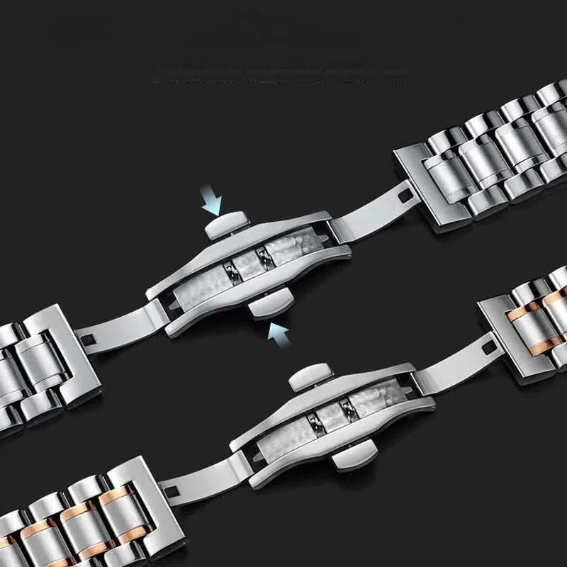ZHISHENG All Compatibility Watch Band 14 23MM Interface Width Stainless Steel Material-2