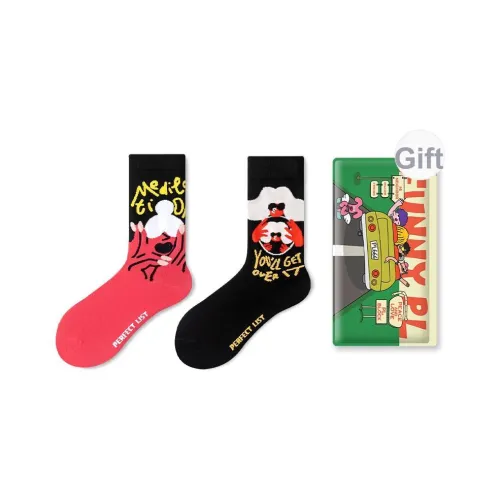 PL Носки Crew Унисекс Сумка для покупок 2 упаковки Смешанные цвета