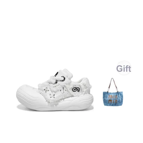 Размер CN Niteball Chunky Обувь Противоскользящая Дышащая Легкая Увеличивающая Высоту Низкие Кеды Унисекс Белый