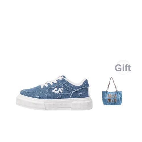 Размер CN Cosmic Voyage Амортизация Устойчивый к истиранию Увеличение высоты Низкие кроссовки для скейтбординга Унисекс Джинсовый синий