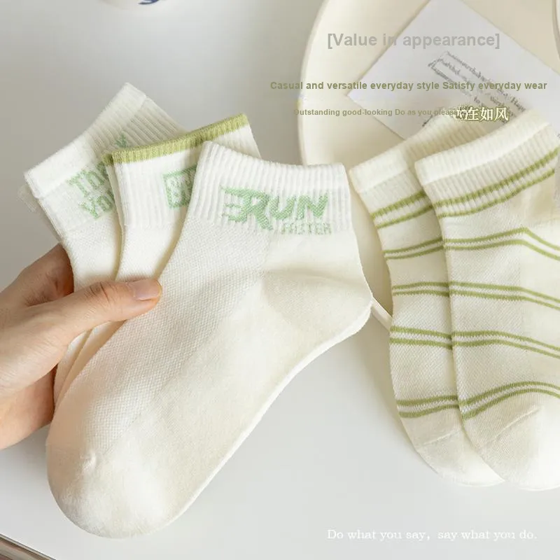 MIIOW Ankle Socks Women's 5 Pack-2
