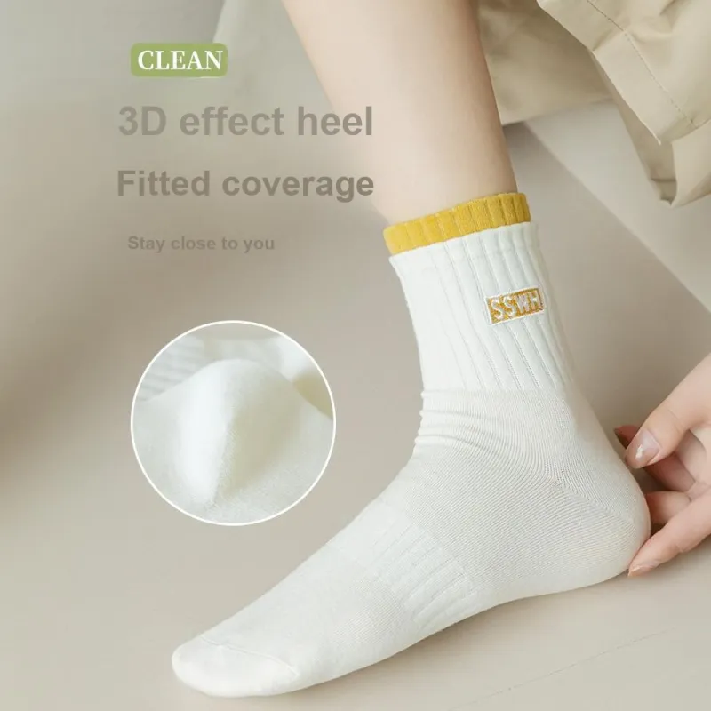 MIIOW Mid Calf Socks Women's Combo Set-40