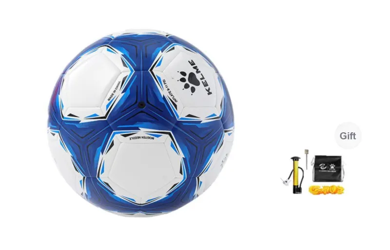 KELME Size 5 Soccer TPU Machine Stitched Soccer Ball Unisex-3