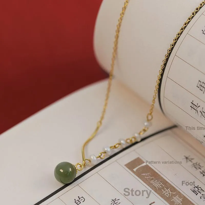 ZHENZHUAOMI Freshwater Pearl Pearl Necklace Collarbone Chain Women's-4