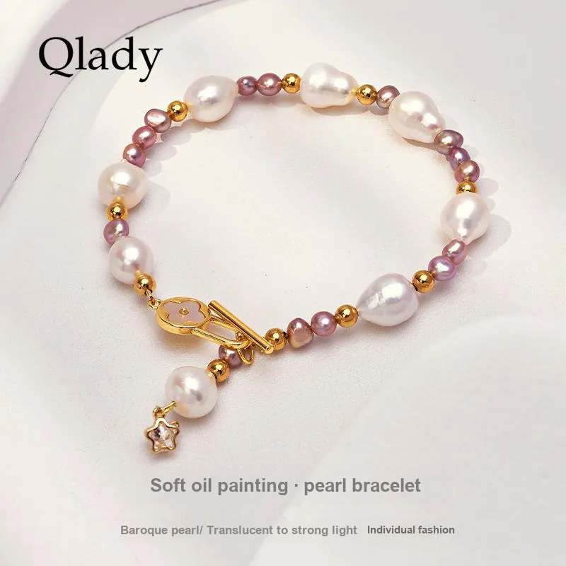 QLADY Pearl Bracelets Women's-1