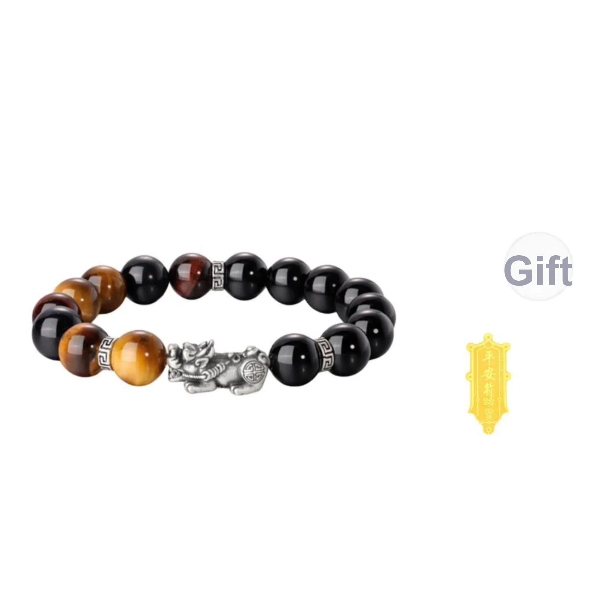 JINLIUFUJIXIANG Natural Agate Bracelets Men's