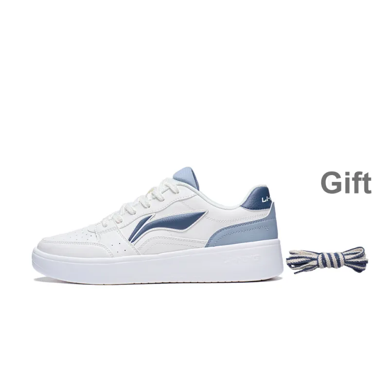 LiNing Sycee Balanced Lightweight Low Top Skateboard Shoes Men's White-0