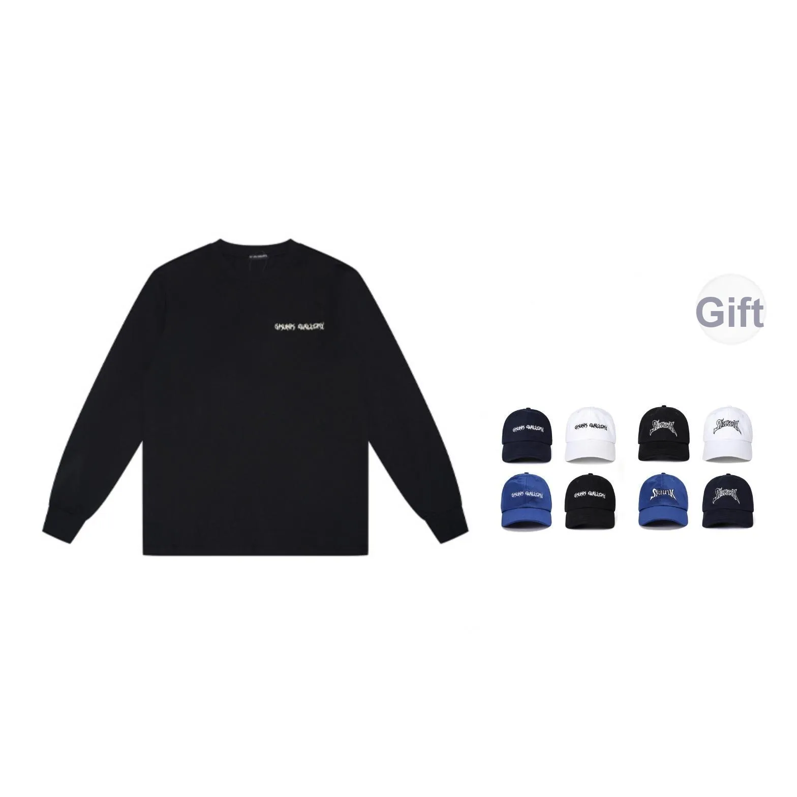 SKUNK GALLERY FW22 T-Shirt Унисекс Черный