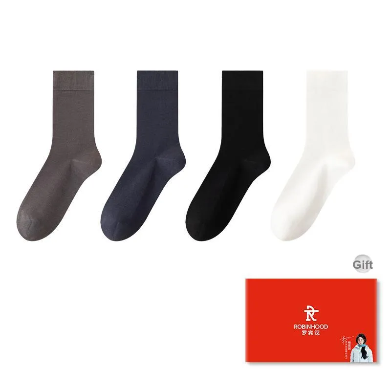 ROBINHOOD Mid Calf Socks Men's Box 4 Pack-3