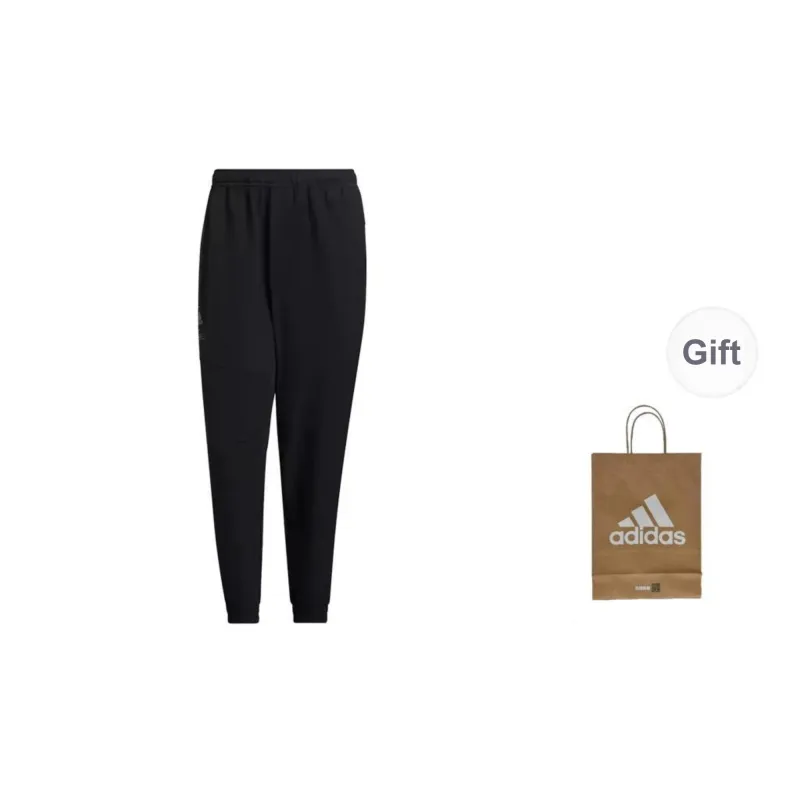 Adidas Casual Pants Unisex Black Shopping Bag Included-0