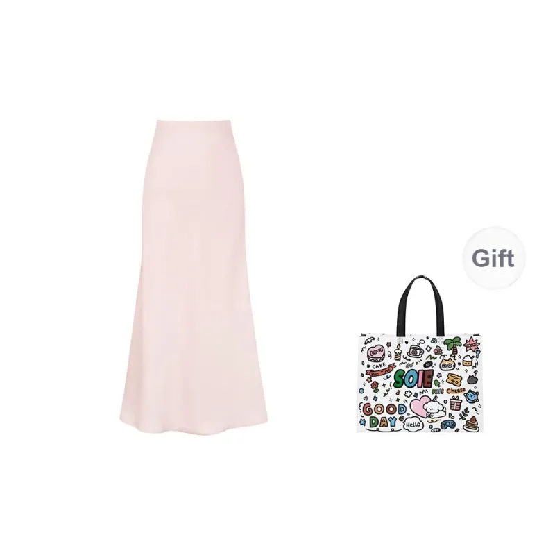 SOIE Casual Long Skirts Women's-3