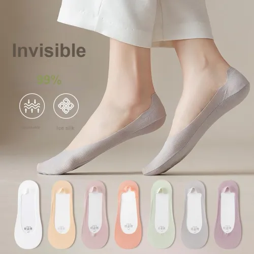 GRACEWELL No Show Socks Women's 5 Pack