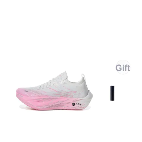 DEERWAY Беговые кроссовки Унисекс Белый Градиент Розовый