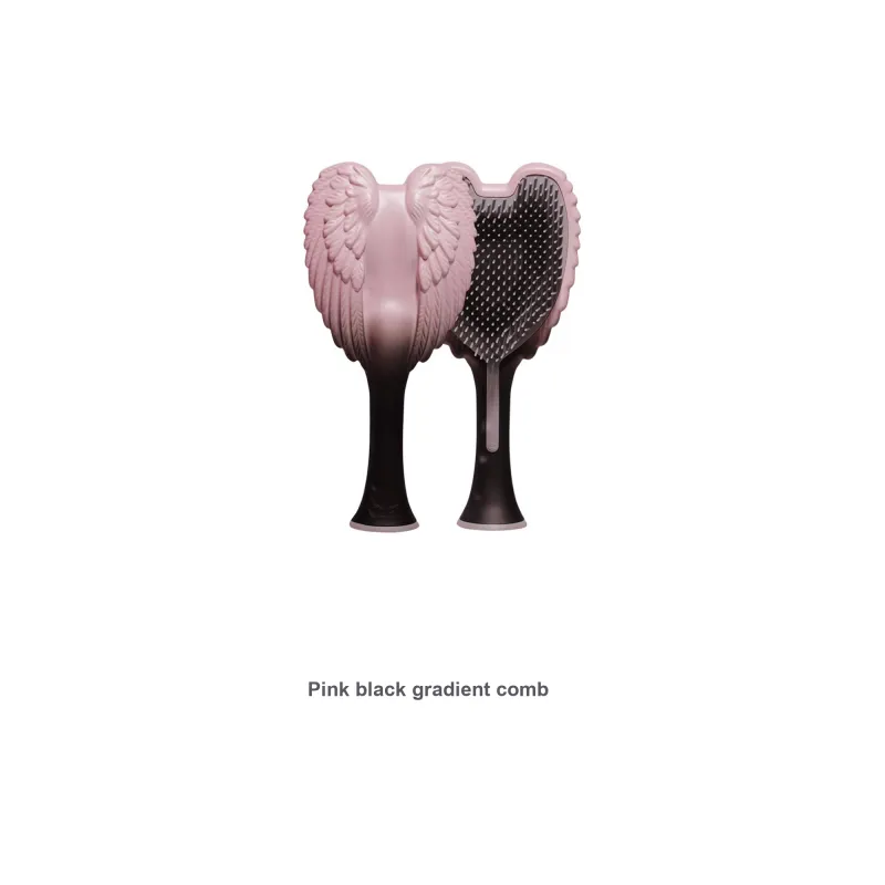 Tangle Angel Tubas Pink Black Gradient Comb Massage Hair Care-1