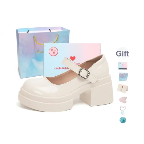 Be Good Грубый каблук Туфли Мэри Джейн Женские Набор в подарочной коробке