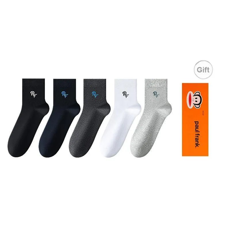 PAUL FRANK Mid Calf Socks Men's Box 5 Pack-31