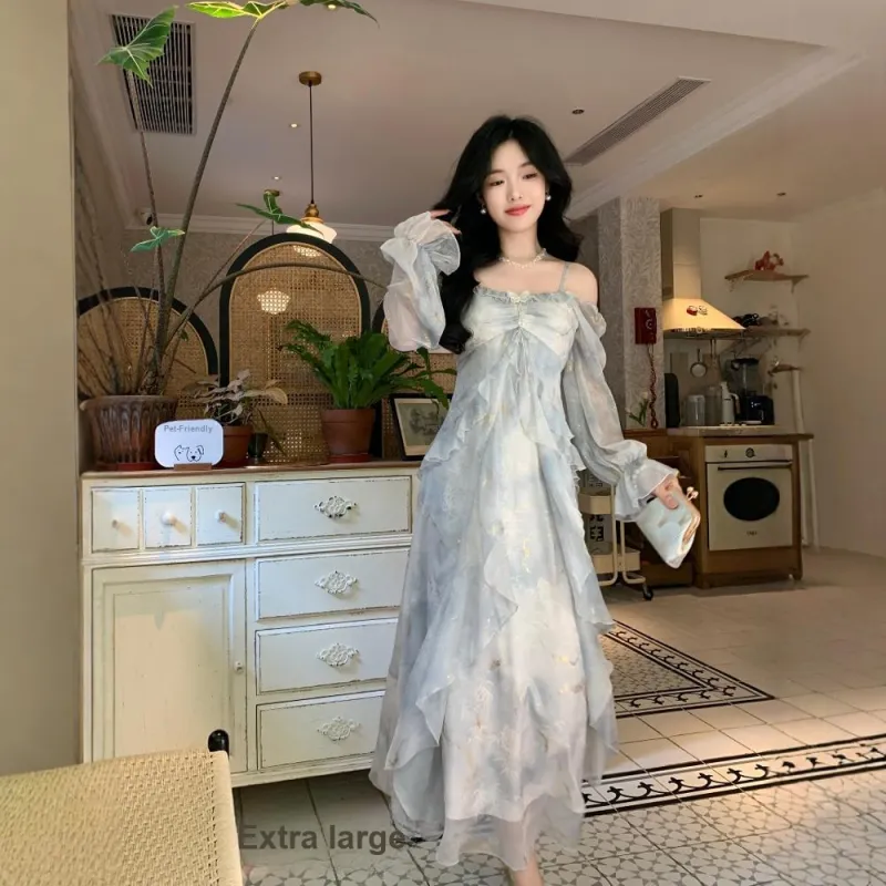 FLIM Long Sleeved Dress Women's-5
