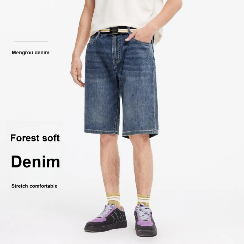 SEM/R Denim Shorts Men-7