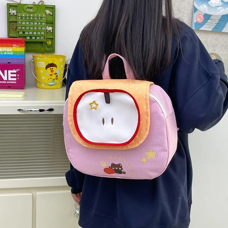 Alcohol Dragon Composite Cloth Backpack Women's Blue/Pink/Yellow/Green-11