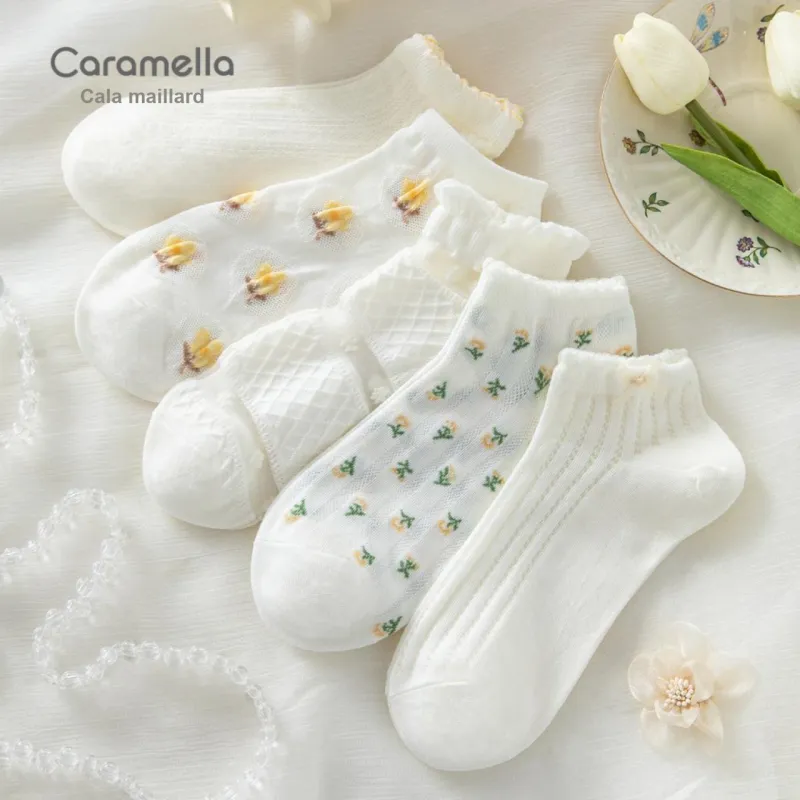 Caramella Ankle Socks Women's 5 Pack-49