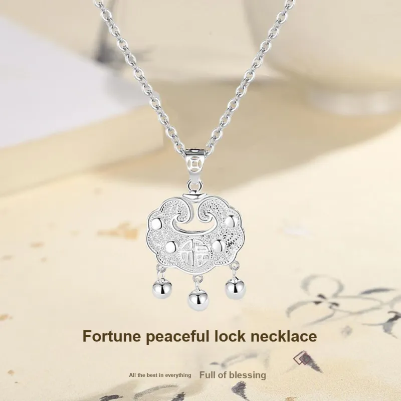 Seven Seven Silver Jewelry S999 Fine Silver Necklaces Unisex-1