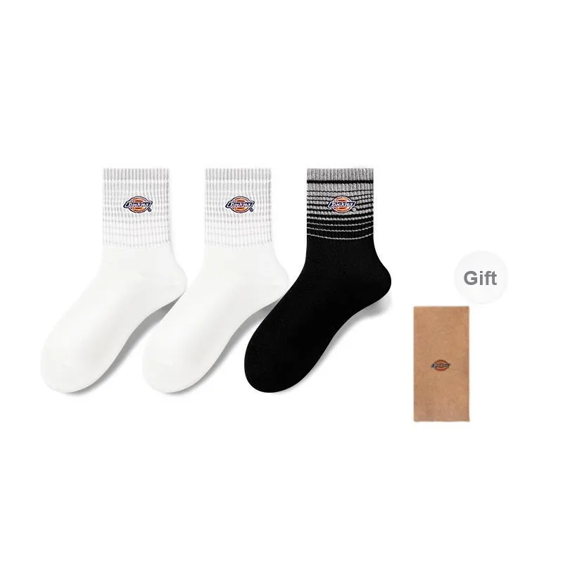 Dickies Everyday Comfortable Moisture-Wicking Breathable Fall And Winter Crew Socks Unisex-6