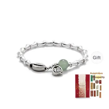 MEOBURLIY S925 Silver Bracelets Unisex