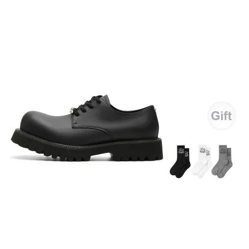 XINYINSU Men's Casual Shoes Men Low-Top Matte Black