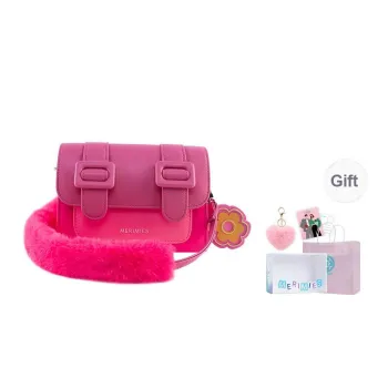 MERIMIES PU Shoulder Bag Small Size Women's Pink