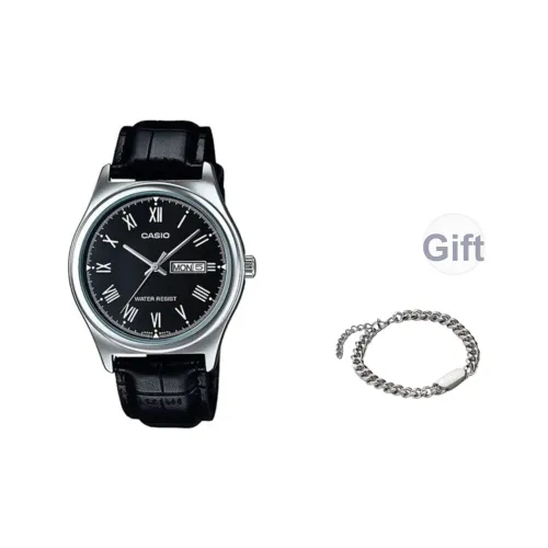 CASIO Кварцевый механизм Часы Мужские Черный циферблат