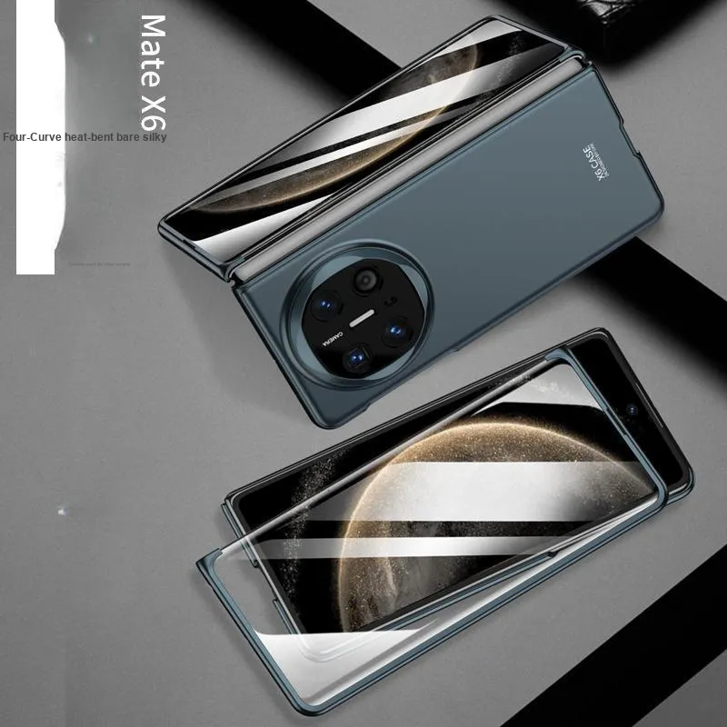 Mivana Leather Material Gentleman Business Style Phone Cases Compatible With Huawei Mate X6-6