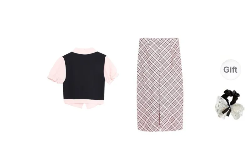 PAVEA Two Piece Skirt Sets Women's-6